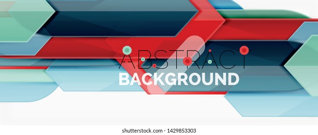 Minimal dynamic geometric vector background