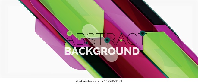 Minimal dynamic geometric vector background