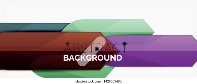 Minimal dynamic geometric vector background