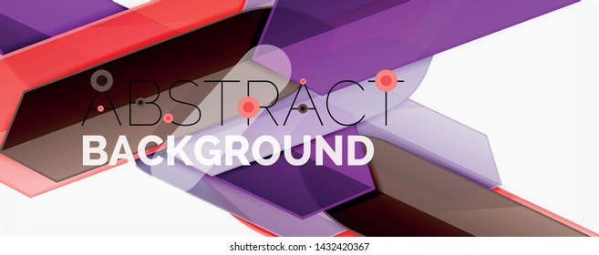 Minimal dynamic geometric vector background