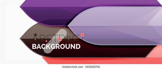 Minimal dynamic geometric vector background