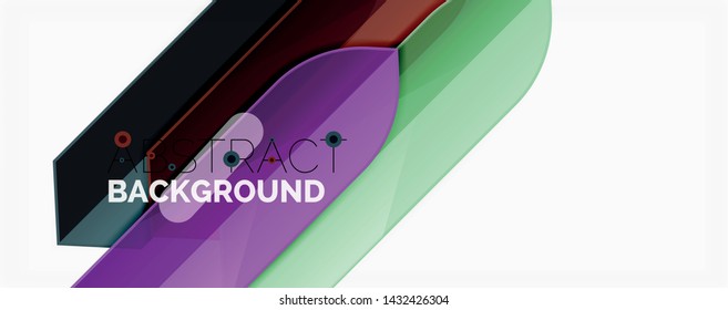 Minimal dynamic geometric vector background