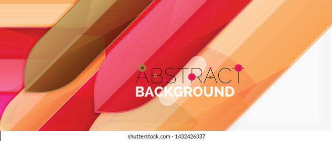Minimal dynamic geometric vector background
