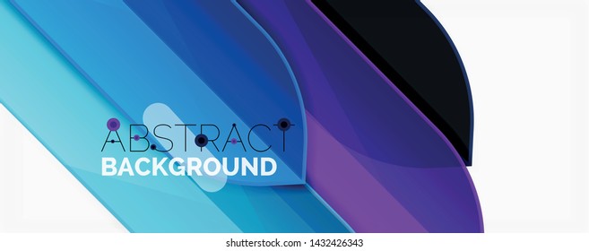 Minimal dynamic geometric vector background