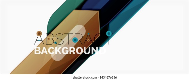 Minimal dynamic geometric vector background