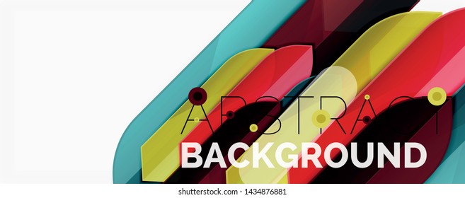 Minimal dynamic geometric vector background