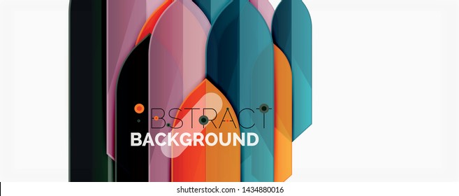 Minimal dynamic geometric vector background