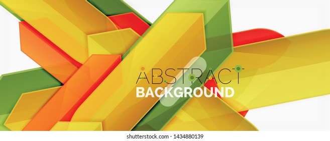 Minimal dynamic geometric vector background