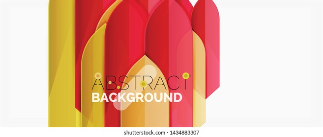 Minimal dynamic geometric vector background