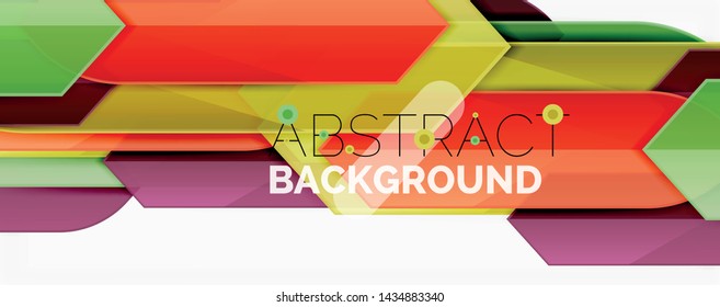 Minimal dynamic geometric vector background