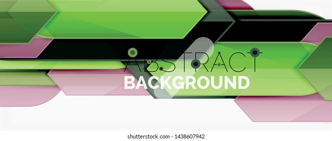 Minimal dynamic geometric vector background