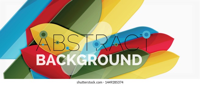 Minimal dynamic geometric vector background