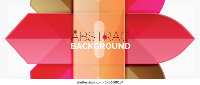 Minimal dynamic geometric vector background