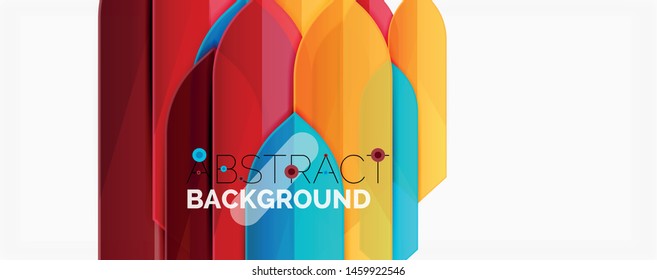 Minimal dynamic geometric vector background