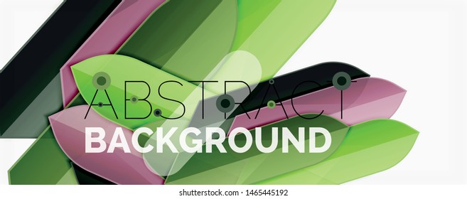 Minimal dynamic geometric vector background