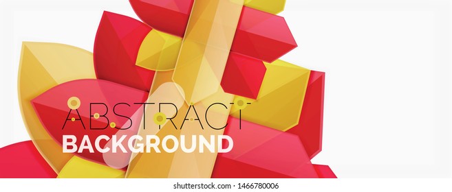 Minimal dynamic geometric vector background