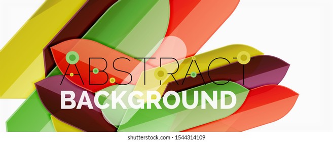 Minimal dynamic geometric vector background