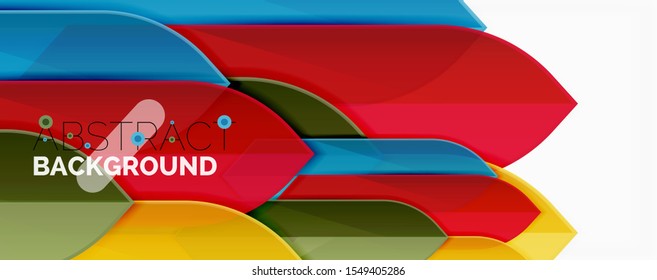 Minimal dynamic geometric vector background