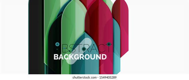 Minimal dynamic geometric vector background