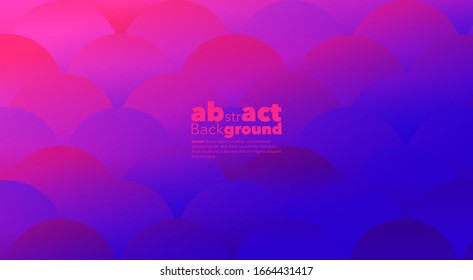 Gradientes dinámicos mínimos sobre fondo azul clásico y rosa fluorescente con espacio de copia.  fondo geométrico para composición de póster, 3d formas. Cubierta abstracta moderna. Folleto, carta.