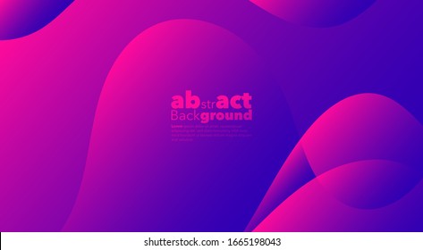 Gradientes dinámicos mínimos sobre fondo azul clásico y rosa fluorescente con espacio de copia.  fondo geométrico para composición de póster, 3d formas. Cubierta abstracta moderna. Folleto, carta.