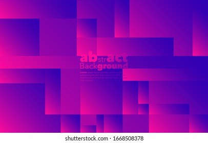 Gradientes dinámicos mínimos sobre fondo azul clásico y rosa fluorescente con espacio de copia.  fondo geométrico para composición de póster, 3d formas. Cubierta abstracta moderna. Folleto, carta.