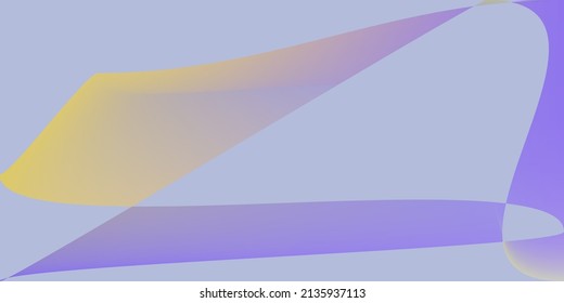 Minimal Dynamic Purple Futuristic Illustration. Layers Modern Pastel Smooth Original Background. Dark Violet Digital Shape Smooth Surface. Lavender Fluid Color Multicolor Rainbow Gradient Mesh.