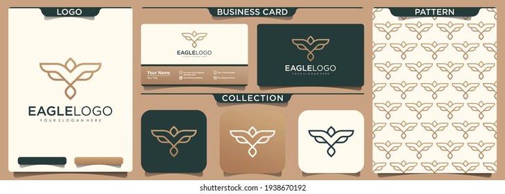 minimal eagle logo design inspiration