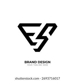 Logotipo mínimo de la letra del CE con diseño abstracto creativo, elegancia simple, estilo moderno, y marca profesional.
