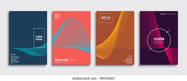 Minimal Editorial Vector Covers Design. Future Poster Template.