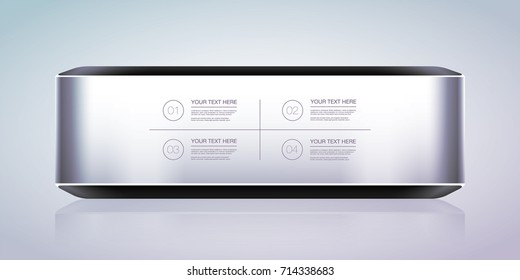 Minimal electronic device design Eps 10 stock vector illustration 