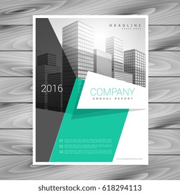 minimal elegant business brochure design template design