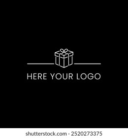 Minimal Elegant Gift Box Logo