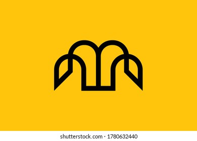 Minimal elegantes Monogram-Logo. Hervorragende professionelle Trendsetter atemberaubende künstlerische M MM MY YM Initial-basiertes Alphabet Icon-Logo. Premium Business Logo.