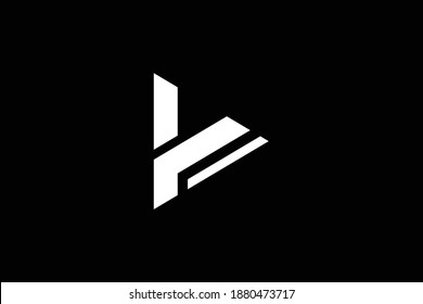 Minimal elegant monogram art logo. Outstanding professional trendy awesome artistic DY YD initial based Alphabet icon logo. Premium Business logo. White color on black background