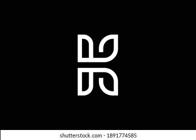 Minimal elegant monogram art logo. Outstanding professional trendy awesome artistic K HK KH initial based Alphabet icon logo. Premium Business logo. White color on black background.