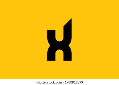 Minimal elegant monogram art logo. Outstanding professional trendy awesome artistic JX XJ initial based Alphabet icon logo. Premium Business logo.