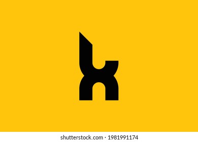 Minimal elegant monogram art logo. Outstanding professional trendy awesome artistic LX XL initial based Alphabet icon logo. Premium Business logo.