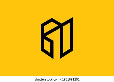 Minimal elegant monogram art logo. Outstanding professional trendy awesome artistic RM MR initial based Alphabet icon logo. Premium Business logo.