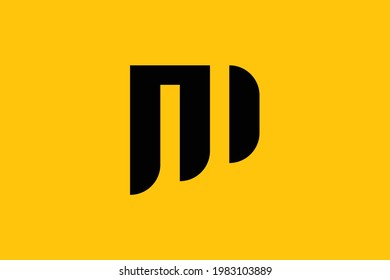 Minimal elegantes Monogram-Logo. Hervorragende professionelle Trendsetter beeindruckende PM MP-Original-Logo auf Alphabet-Icon-Basis. Premium Business Logo.