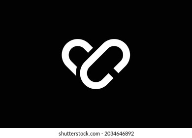 Minimal elegant monogram art logo. Outstanding professional trendy awesome artistic CM MC initial based Alphabet icon logo. Premium Business logo.