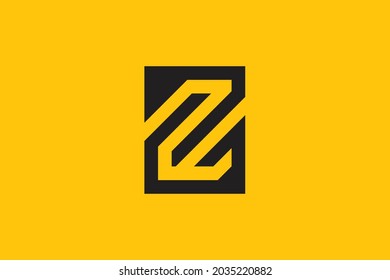 Mínimo y elegante logotipo de arte en monograma. Excelente profesional de moda impresionante artística Z ZG GZ inicial basado en el logotipo del icono del Alfabeto. Logo de Premium Business.