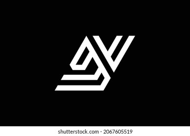Mínimo y elegante logotipo de arte en monograma. Destacado profesional de moda impresionante artística DN ND logotipo del icono del Alfabeto basado en la primera. Logo de Premium Business. Color blanco sobre fondo negro.