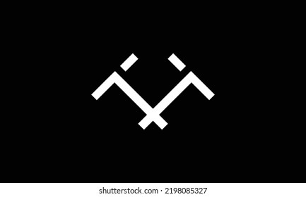 Minimal elegant monogram art logo. Outstanding professional trendy awesome artistic TT initial based Alphabet icon logo. Premium Business logo White color on black background