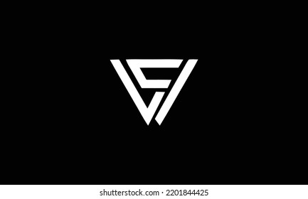 Minimal elegant monogram art logo. Outstanding professional trendy awesome artistic CW WC initial based Alphabet icon logo