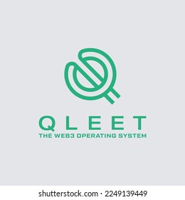 Minimal elegantes Monogram-Logo. Hervorragendes professionelles trendiges, beeindruckendes künstlerisches Q-Logo auf Basis von Alphabet-Icon.