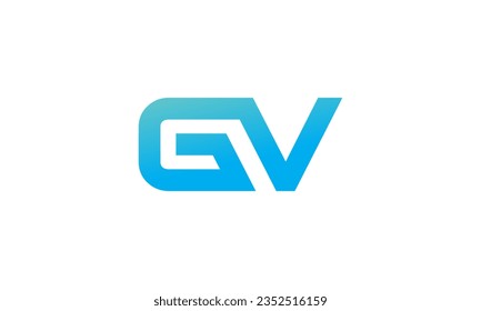 Mínimo y elegante logotipo de arte en monograma. Excelente profesional de moda genial artístico VG GV con el logotipo del icono del Alfabeto. Logotipo Premium Business sobre fondo plano