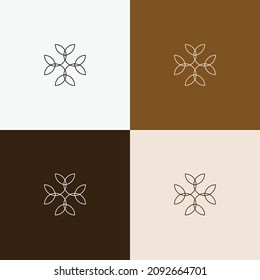 minimal elegant multipurpose line art symbol and icon for logo template and design