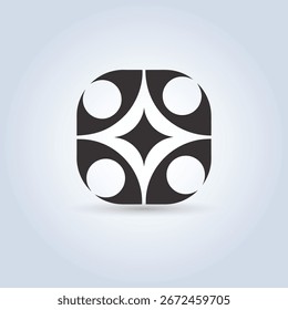 Plantilla de diseño de logotipo de identidad minimalista, elegante y profesional