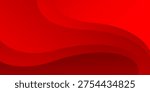 minimal elegant red curve layer abstract background for banner, poster, brochure, website. vector illustration	